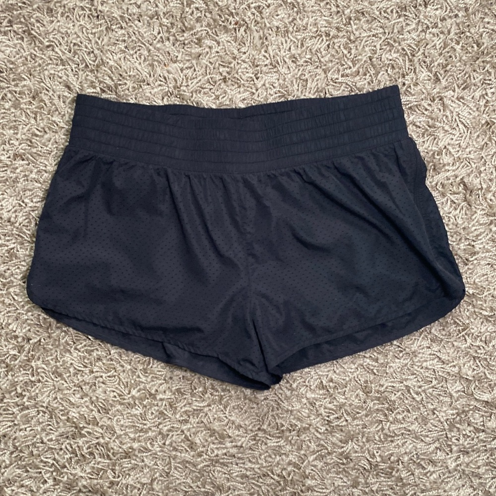 Lorna Jane Zip It Black Running Shorts
